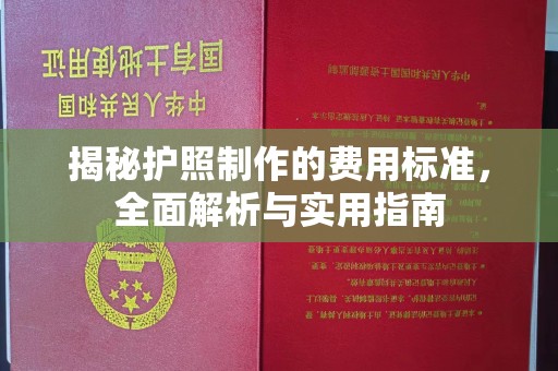 六龟揭秘护照制作的费用标准，全面解析与实用指南